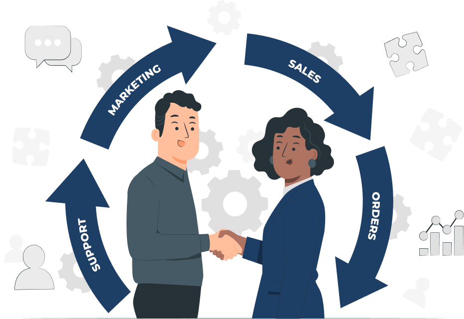 Business Cycle Illustration